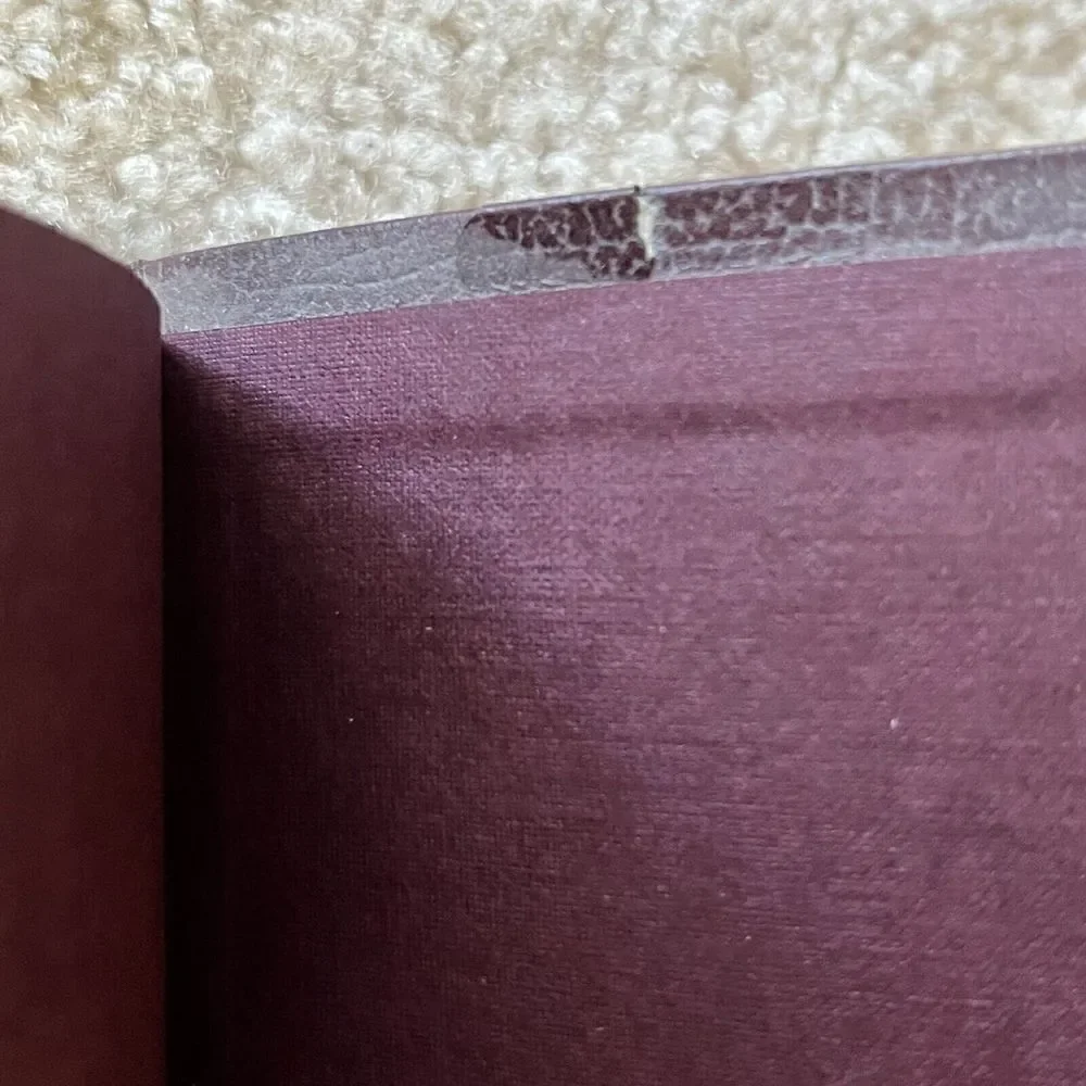 Holy Bible KJV Concordance Words of Christ in Red Regency Leather 1972 Gold Page